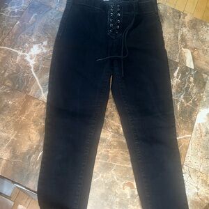 Lauriebelles tie up jeans